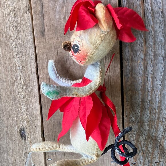 Annalee Brown and Gray Christmas Mouse Set - Picture 12 of 12